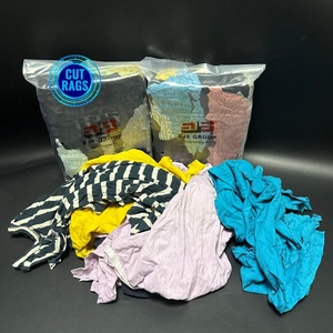 Trapos de Limpieza Industriales de Colores Variados al por Mayor, Trapos de Algodón <span class=keywords><strong>100</strong></span>% de 10 kg, Trapos de Tela para Limpieza - Product Image 1