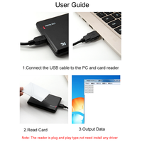 Vente en gros pas cher prix 125khz 13.56mhz lecteur de clavier USB de bureau émulateur lecteur de carte RFID