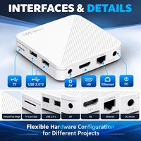 Boîtier TV Android 14 Wifi6 H96 Max H313 AndroidTV Quad Core BT 2.4G 5G Wifi 2Go RAM 8Go 16Go ROM Stockage 4K HD