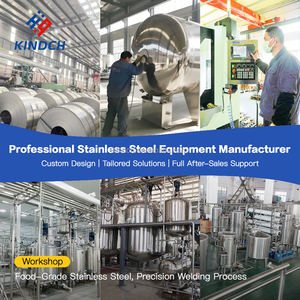 Cuve de mélange homogénéisatrice automatique en acier inoxydable de qualité alimentaire pour la production de sirops liquides, confitures et détergents, certifiée ISO9001 - Product Image 4