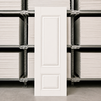 Revêtement de porte en mélamine 3D synchronisé, résistant aux rayures, aspect bois, technologie d'alignement des pores, sans aspect plastique, pour intérieur moderne