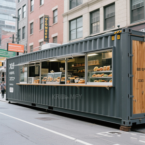 Contenedor Bar Portátil para Exteriores, Contenedor de Envío de 20 pies en Venta con Cocina, Cafetería, Tienda, Restaurante - Product Image 4