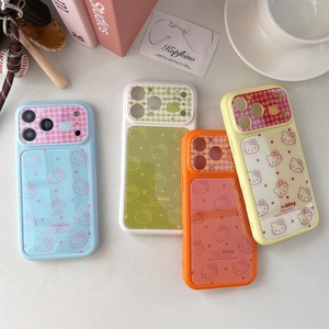 เคสโทรศัพท์มือถือลายการ์ตูนแฟชั่นน่ารัก ลายแมว กระต่าย หมี สำหรับ iPhone 13 14 15 16 17 pro max ป้องกันกล้อง พิมพ์ลาย ป้องกันด้านหลัง - Product Image 6