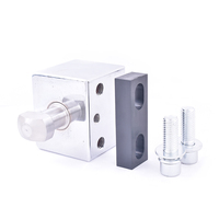 Cerradura de embutir Valor RSD3P certificada por Eurofins para puertas de garaje de acero, latón y aluminio, con desbloqueo por llave para persianas enrollables de vidrio