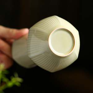 Beixitang Yaozhou Kiln Moon Flower <b>Vase</b> <b>Ceramic</b> Tabletop <b>Vase</b> For Dried Flowers Tea Room Decoration Hydroponic Container - Product Image 3