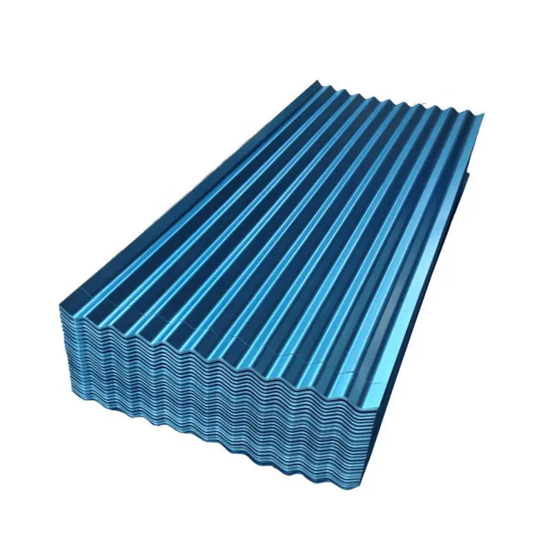 青い波形の屋根ふきシート/亜鉛アルミニウム屋根ふきシート/金属屋根