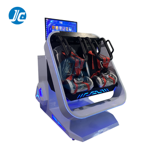 Trong nhà/ngoài trời 9D VR hấp dẫn 360 thực tế ảo Trò chơi mô phỏng với kim loại roller coaster 360 Arcade Máy VR Simulator - Product Image 4