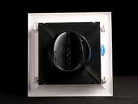 Diffuseur intelligent de plafond carré en plastique ABS avec installation facile et garantie d'un an