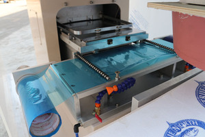 Machine d'impression semi automatique d'imprimante de grand tampon de silicone de boîte de polystyrène de panneau de nourriture de mousse - Product Image 6