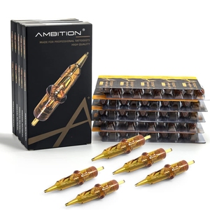 Vente en gros de cartouches de tatouage Glory 20 pièces/boîte jetables stérilisées sécurité RL RS M1 RM aiguilles de tatouage rondes doublure Shader <span class=keywords><strong>Magnum</strong></span> - Product Image 1