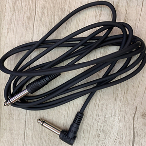 Cable de Guitarra Profesional de 6.35mm, 2.5m, Recto a Ángulo Recto, Cable de Audio para Instrumentos, para Amplificador de Bajo Eléctrico - Product Image 2