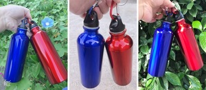 Vente en gros bon marché 400/500/600/750/bouteille vide extérieur aluminium voyage potable sport bouteilles d'eau Logo personnalisé - Product Image 5