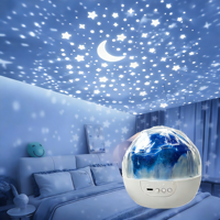 Lampe de projection LED Youkela, haute luminosité, projecteur musical Bluetooth, lampe LED à économie d'énergie pour la décoration de la maison et de la chambre