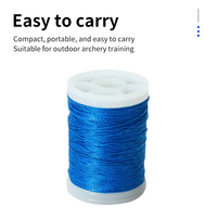 Fil de servage pour corde de tir à l'arc 120 m en nylon durable pour arcs composés et classiques, accessoires pour la fixation de la corde, le peep sight et le point de nock