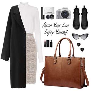 Elegante Bolso Tote de Cuero Vintage para Portátil, Dos Regalos Perfectos para Mujeres Profesionales, Maletín de Oficina, Bolso de Mano Chic para Oficina - Product Image 6