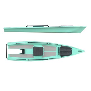 Kayak da Pesca Solo Skiff Pro Angler 2022, 6HP, 14 Piedi, con Motore e Pedale, Materiale HDPE, Capacità 250kg, per Uso in Mare/Fiume/Lago/Oceano - Product Image 4