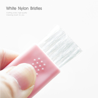 Antiskid Design Rose Mini Rasoir Brosse Couteau Rasoir Brosse De Nettoyage Petit Usage Quotidien Tendance Nettoyage Clavier Outil