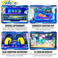 G-Honor Máquina de Tiro Electrónica para Dos Jugadores, Juego de Tiro con Bolas, Máquina de Tiro al Blanco para Centros Comerciales, Potencia de 500W, Personalizable