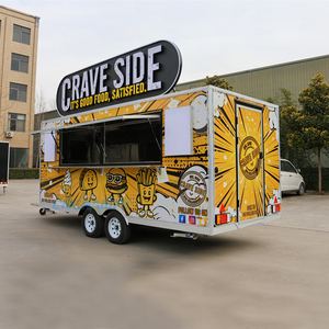 Camión de Comida Chammp, Camión de Helados, Servicio de Catering, Remolque de Comida Móvil Totalmente Equipado para Pizza, Apto para Invierno <span class=keywords><strong>con</strong></span> Aislamiento - Product Image 1