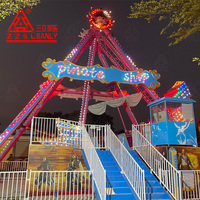 Nouvelles attractions de parc d'attractions en plein air à prix abordable : Manèges de type bateau pirate pour parcs d'attractions à vendre
