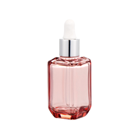 Bouteille d'huile essentielle de soufflage en plastique de luxe à paroi épaisse à fond épais de 30ml