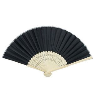 พัดพับไม้ไผ่แบบพกพาปรับแต่งได้ งานฝีมือกระดาษโบราณ ลายเทวดา สำหรับกีฬา ฮาโลวีน คริสต์มาส งานปาร์ตี้ ของที่ระลึก - Product Image 5