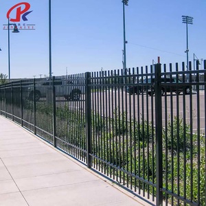 Panneaux de clôture en acier de haute qualité 6x8, tubes métalliques galvanisés, anti-rouille, clôture de sécurité en acier, panneaux de clôture en <span class=keywords><strong>fer</strong></span> forgé - Product Image 6