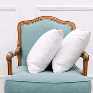 Gối chèn microfiber 20x20 trắng vịt lông đệm chèn 16x16 vuông trắng gối - Product Image 4