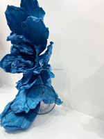 Décoration de scène de mariage A-232 : Fleur géante en papier personnalisée, populaire pour les accessoires de photographie et les vitrines