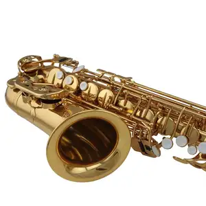 Huasheng müzik aletleri bariton Saxophone saksafon ucuz Alto saksafon profesyonel dökün