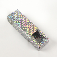 Boîte cadeau de luxe écologique personnalisée en papier doré pour parfums, emballage coulissant, manchon laminé mat, emballage pliable gaufré