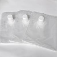 Sac en plastique transparent avec bouchon 10L-20L, sac BIB de qualité alimentaire, emballage en boîte pour huile liquide, jus, eau de coco, vin, estampage à chaud