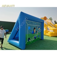 But de football gonflable commercial en PVC pour jeu de tir au but, géant, pour 5 à 10 joueurs, idéal pour événements et locations, certifié CE