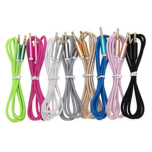 Ugreen — câble Audio tressé plaqué or, 3.5mm, câble Aux, pour <span class=keywords><strong>iPhone</strong></span> MP4, casque d'écouteur de <span class=keywords><strong>voiture</strong></span>, <span class=keywords><strong>cordon</strong></span> de ligne AUX - Product Image 1