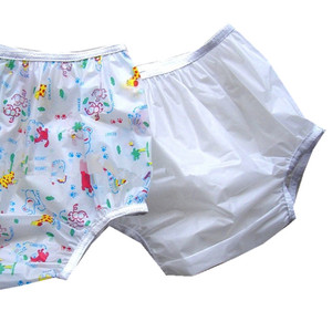 Durable Waterproof Vinyl Plastic <strong>Diaper</strong> Pants for Adult Hospital Use Incontinence Fixation Pants