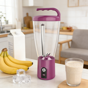 Blender personnel 1000ML USB rechargeable sans fil, presse-agrumes portable, petits appareils électroménagers, mixeur de cuisine, smoothie maker d'extérieur - Product Image 2