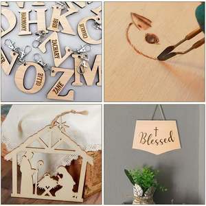 ไม้อัดแบสวู้ด40แผ่น12X16นิ้ว2มม. สำหรับตัดด้วยเลเซอร์โมเดล DIY ของเล่นงานฝีมือ - Product Image 5