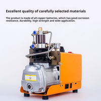Kompresor udara pcp Hot 4500 psi, tekanan manual dioperasikan Stop Model cerdas