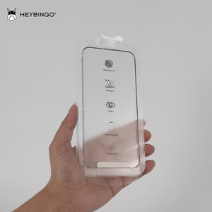 Oneclick Installation Protecteur d'écran en verre trempé antichoc Couverture complète Étanche Anti-rayures pour iPhone 15 Pro <span class=keywords><strong>Max</strong></span> - Product Image 6
