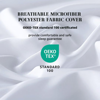 Couette Queen Size, insert de couette blanc, toutes saisons, légère, alternative au duvet, couette d'hôtel, 100% polyester, moderne