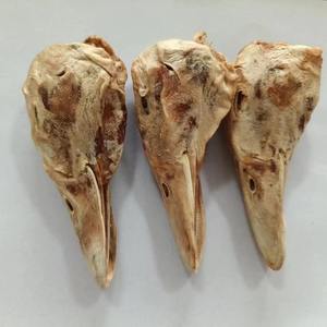 पालतू पशु स्नैक्स, बिल्ली, कुत्ते के दांत पीसने और सफाई प्रशिक्षण, फ्रीज-सूखे बत्तख के सिर का इलाज - Product Image 2