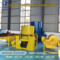 Concentrateur centrifuge à gravité pour l'or de 40 à 60 tonnes à vendre avec pompe et moteur comme composants principaux