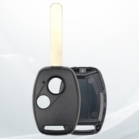 MS Coque de remplacement de clé de voiture d'usine à 2 boutons pour la télécommande de voiture Hond-a Coque de boîtier vierge pour clé droite Clé de voiture à distance