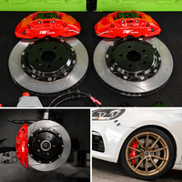 Kit de disque d'étriers de frein RF420 4 pots de haute qualité couleurs personnalisées gros frein en aluminium pour Honda pour Toyota Audi TT Nissan Mazda