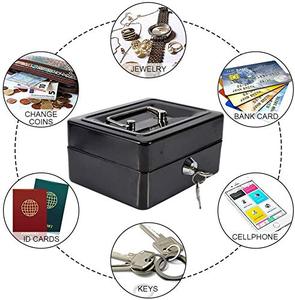 Multi-Size High Quality Money Safe <b>Box</b> with Security <b>Lock</b> Durable Double Storage <b>Box</b> - Product Image 4