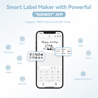 Imprimante Portable Thermique Directe Niimbot, Grande Vente, Mini Imprimante d'Étiquettes Sans Fil 2 Pouces B1
