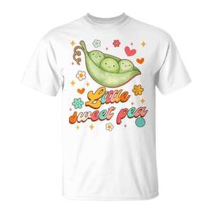 Camiseta Promocional Linda de Sweet Pea para Niños, Camiseta de Mamá e Hija Little Pea para Baby Shower - Product Image 1