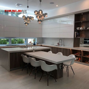Australie Style Modulaire Moderne Ligne Complète D'armoires De Cuisine Fabricant Kitchenette Entièrement Équipée Avec Four De Stockage - Product Image 3