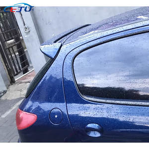 Lèvre de botte d'aile de <span class=keywords><strong>becquet</strong></span> de toit de coffre arrière de voiture ABS noir pour <span class=keywords><strong>Peugeot</strong></span> <span class=keywords><strong>206</strong></span> GTI 180 RC 207 Compact Brasil Type 1 hayon 2009-2012 - Product Image 2