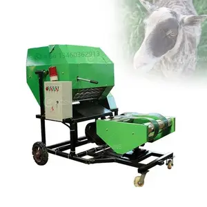 Best selling Diesel Grass Silage Balers And Wrapper Packing Machine Automatic Hay Pto Round Baler Machine Price